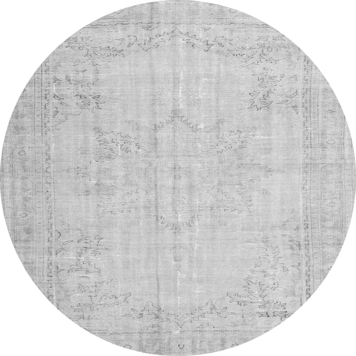 Square Persian Gray Traditional Rug, tr3847gry