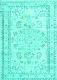 Persian Turquoise Traditional Rug, tr3848turq