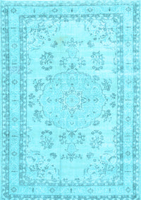 Persian Light Blue Traditional Rug, tr3848lblu