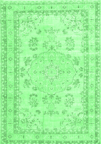 Persian Emerald Green Traditional Rug, tr3848emgrn