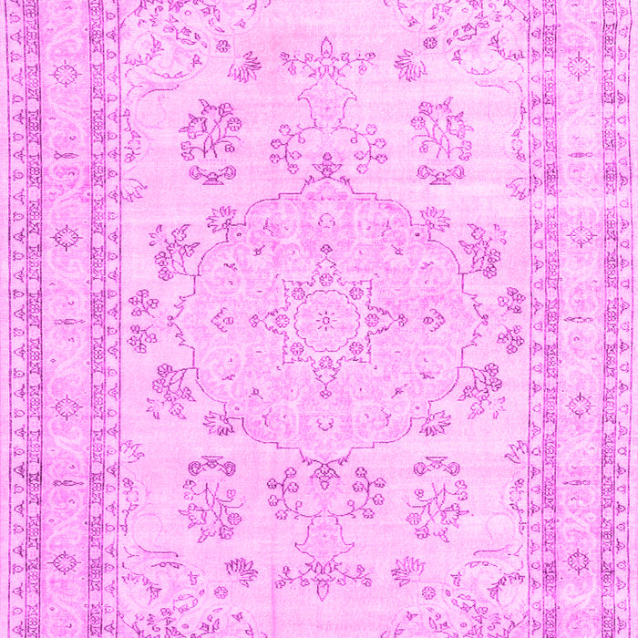 Machine Washable Persian Pink Traditional Rug, wshtr3848pnk