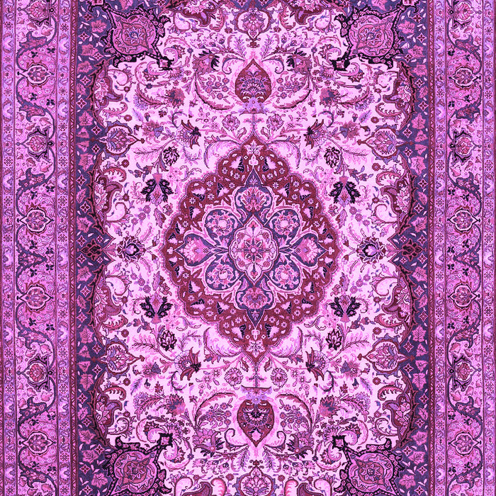Medallion Purple Traditional Rug, tr384pur