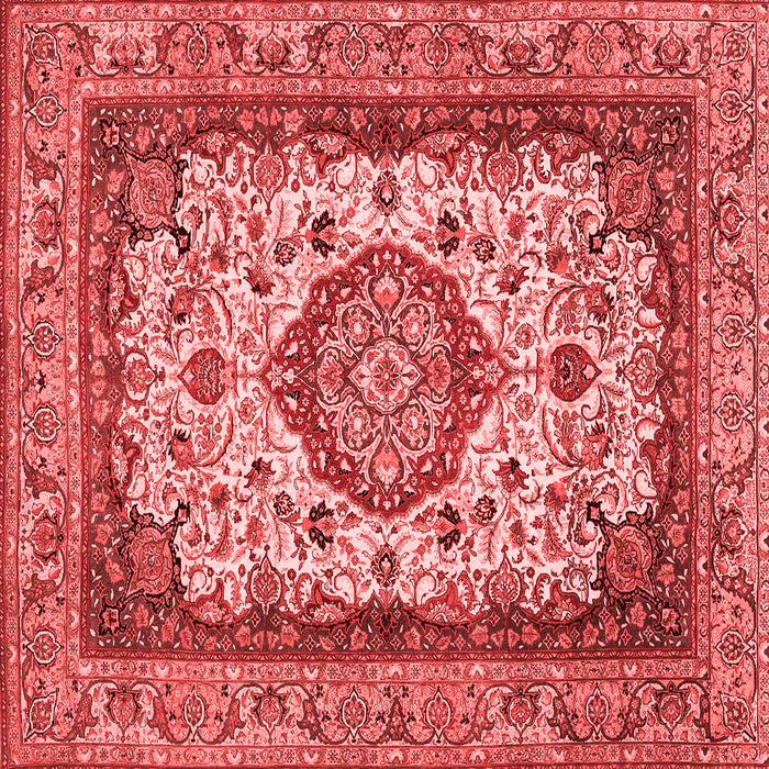 Medallion Red Traditional Rug, tr384red