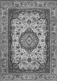 Medallion Gray Traditional Rug, tr384gry