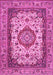 Medallion Pink Traditional Rug, tr384pnk