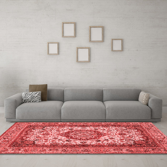 Traditional Red Washable Rugs