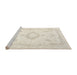 Sideview of Machine Washable Traditional Gold Rug, wshtr3850