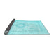 Sideview of Persian Light Blue Traditional Rug, tr3850lblu