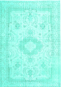 Persian Turquoise Traditional Rug, tr3850turq