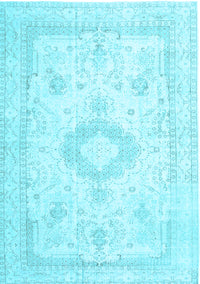 Persian Light Blue Traditional Rug, tr3850lblu