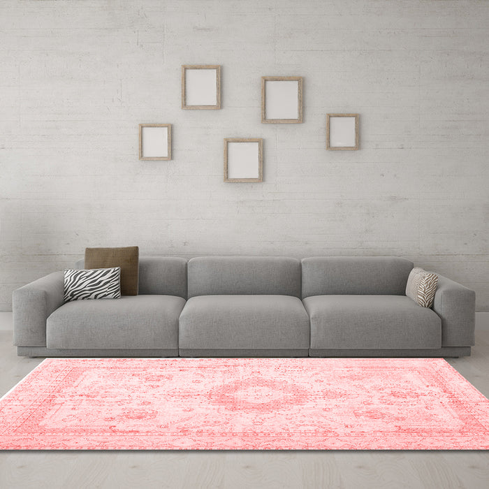Traditional Red Washable Rugs