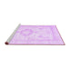 Sideview of Machine Washable Persian Purple Traditional Area Rugs, wshtr3850pur