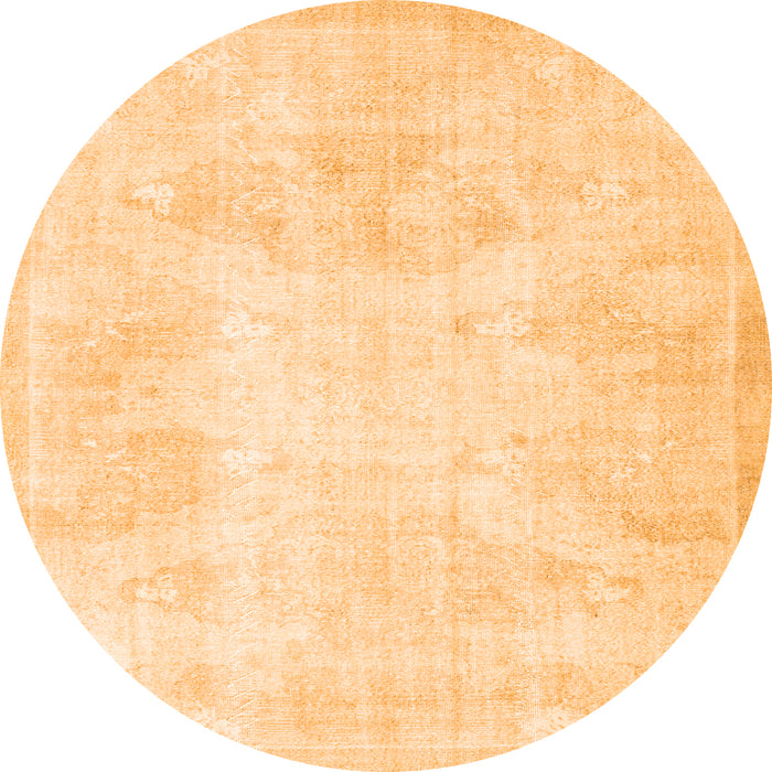 Machine Washable Persian Orange Traditional Area Rugs, wshtr3852org