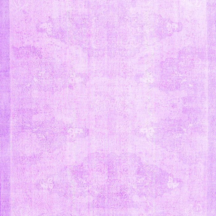 Machine Washable Persian Purple Traditional Area Rugs, wshtr3852pur