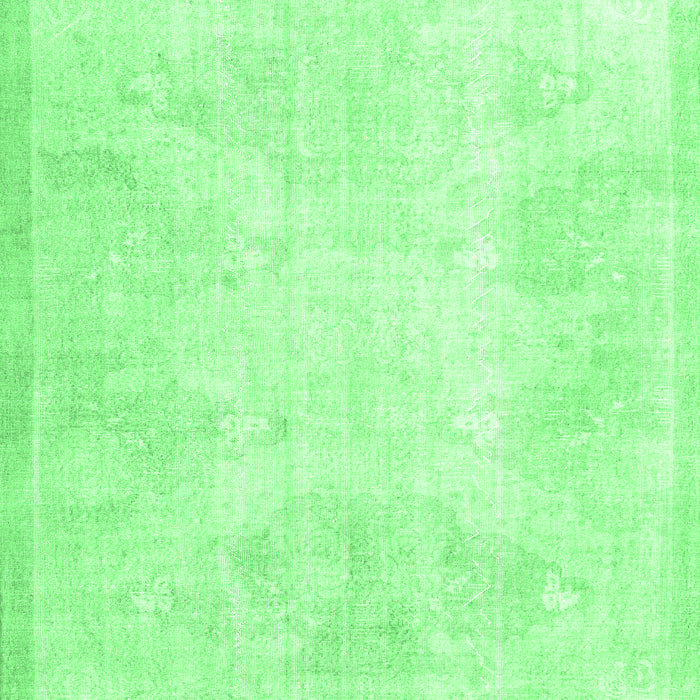 Machine Washable Persian Emerald Green Traditional Area Rugs, wshtr3852emgrn