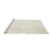 Sideview of Machine Washable Traditional Champagne Beige Rug, wshtr3853