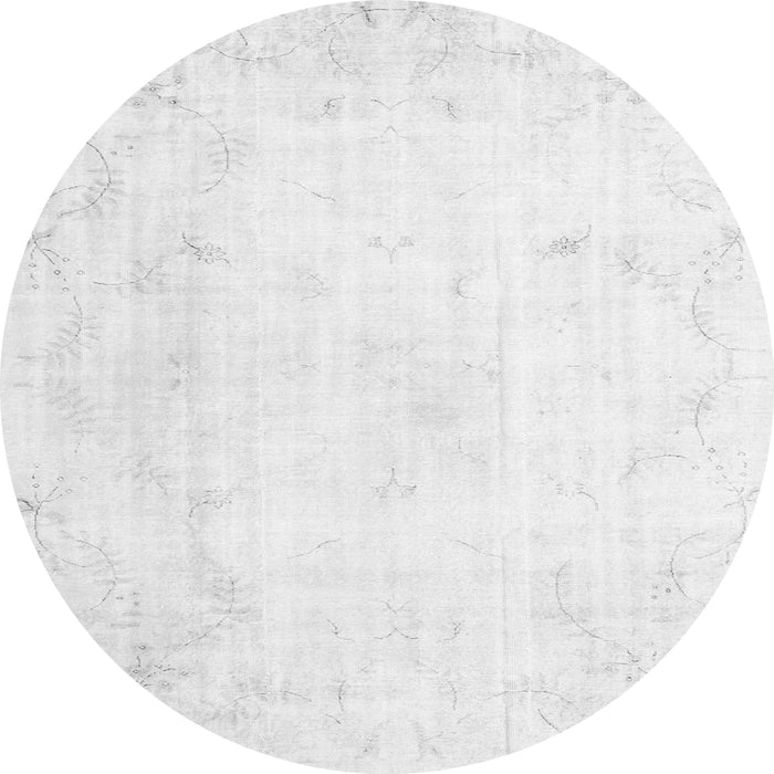 Square Persian Gray Traditional Rug, tr3853gry