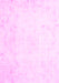 Machine Washable Persian Pink Traditional Rug, wshtr3853pnk