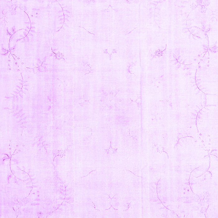 Machine Washable Persian Purple Traditional Area Rugs, wshtr3853pur