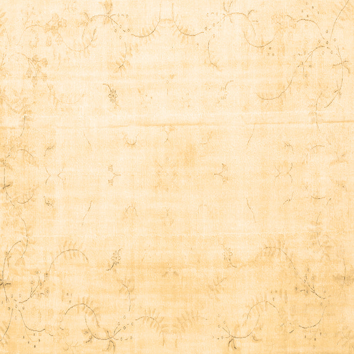 Square Persian Brown Traditional Rug, tr3853brn