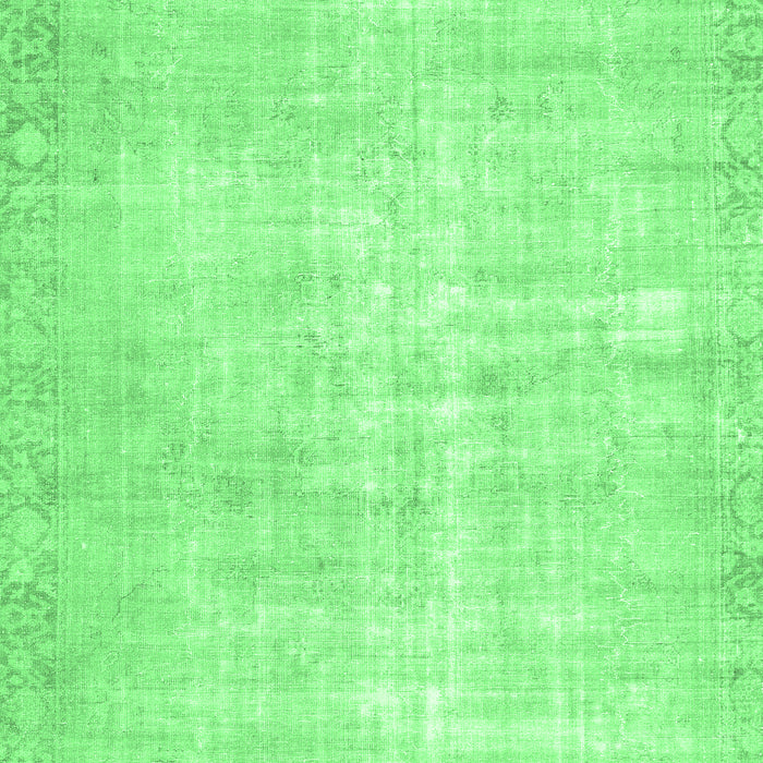 Machine Washable Persian Emerald Green Traditional Area Rugs, wshtr3854emgrn