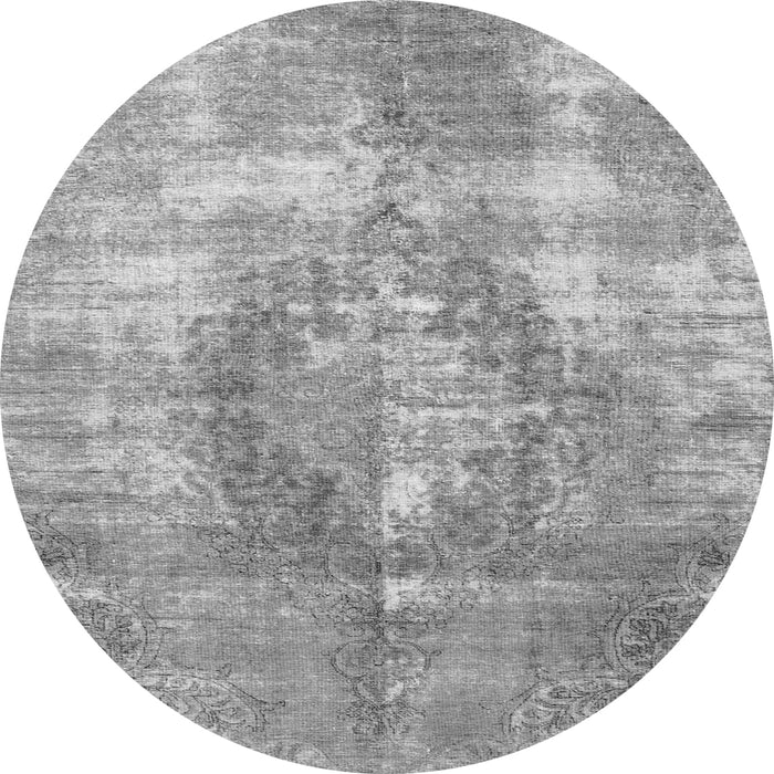 Square Persian Gray Traditional Rug, tr3855gry