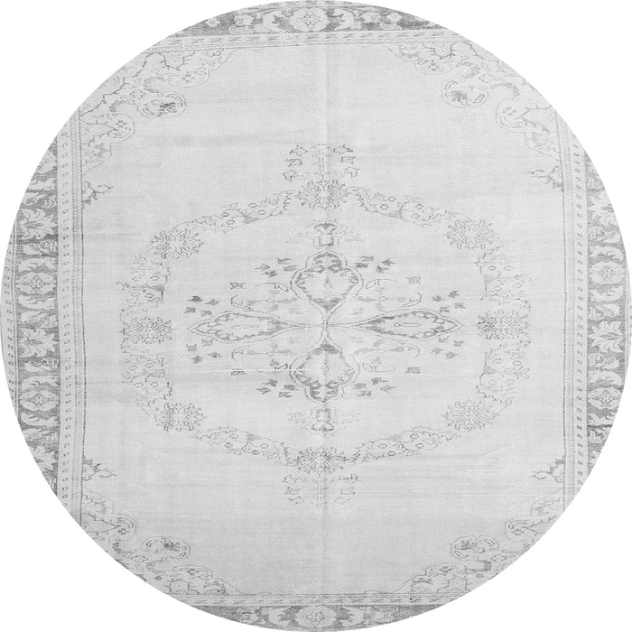 Square Persian Gray Traditional Rug, tr3856gry