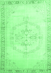 Persian Emerald Green Traditional Rug, tr3856emgrn