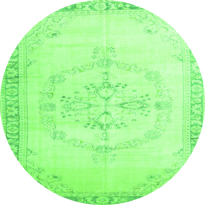 Machine Washable Persian Green Traditional Area Rugs, wshtr3856grn