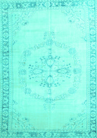 Persian Turquoise Traditional Rug, tr3856turq