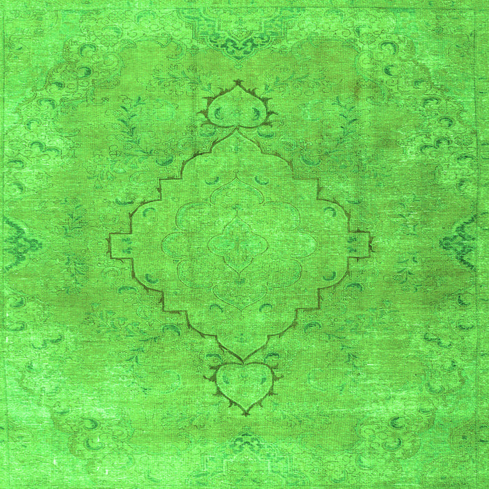 Serging Thickness of Persian Green Traditional Rug, tr3858grn