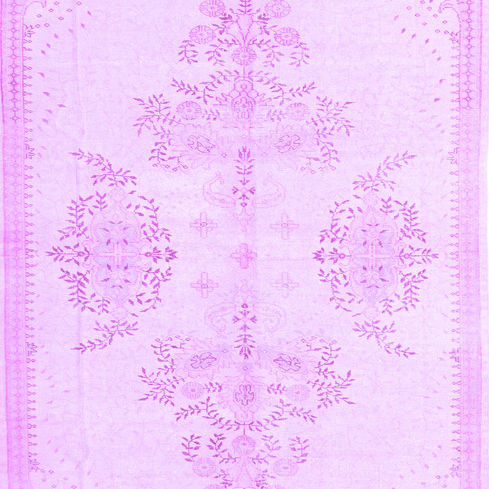 Machine Washable Persian Purple Traditional Area Rugs, wshtr3859pur