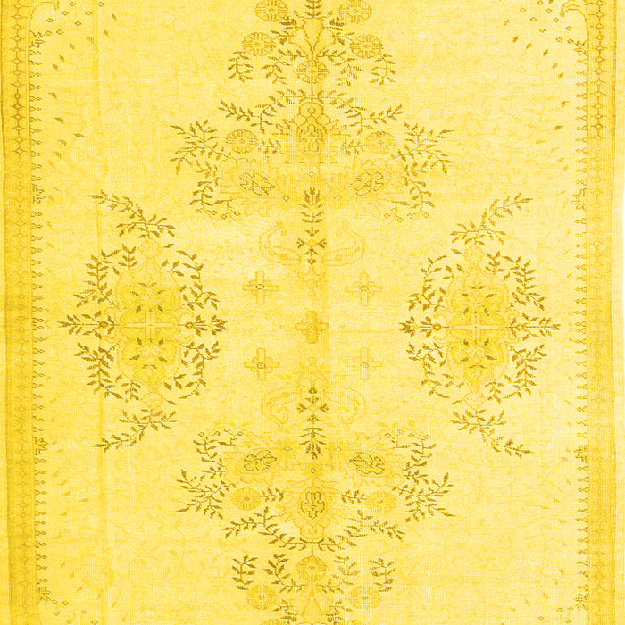 Persian Yellow Traditional Rug, tr3859yw