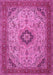 Medallion Pink Traditional Rug, tr385pnk