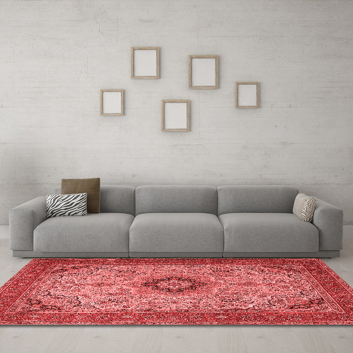 Traditional Red Washable Rugs