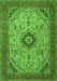 Medallion Green Traditional Rug, tr385grn