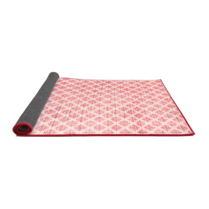 Trellis Red Modern Area Rugs