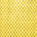 Square Trellis Yellow Modern Rug, tr3860yw