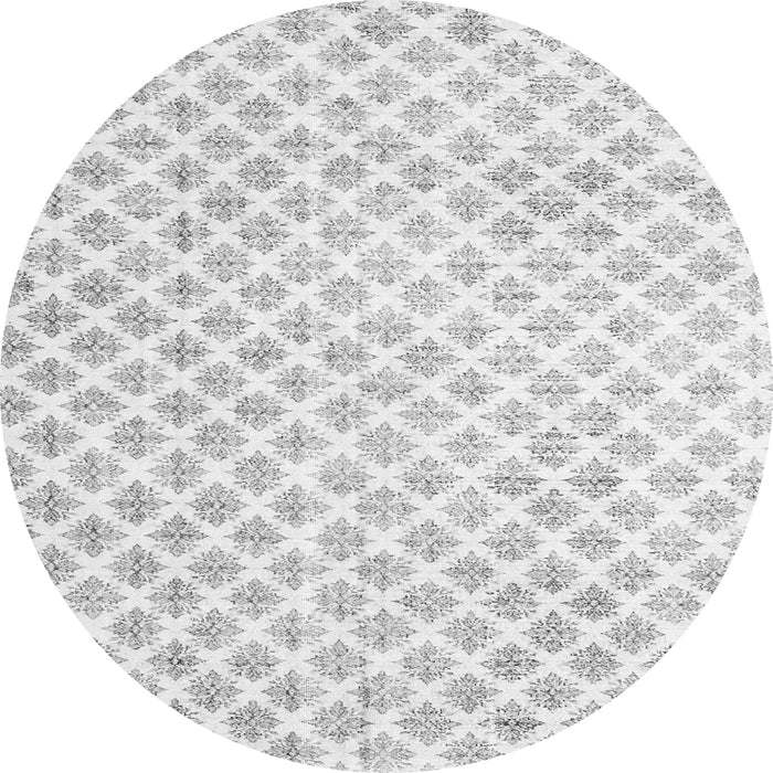 Square Trellis Gray Modern Rug, tr3860gry