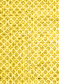 Trellis Yellow Modern Rug, tr3860yw