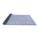 Sideview of Trellis Blue Modern Rug, tr3860blu