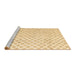 Sideview of Trellis Brown Modern Rug, wshtr3860brn