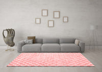 Trellis Red Modern Rug, wshtr3860red