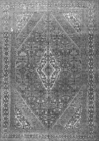 Medallion Gray Traditional Rug, tr3861gry