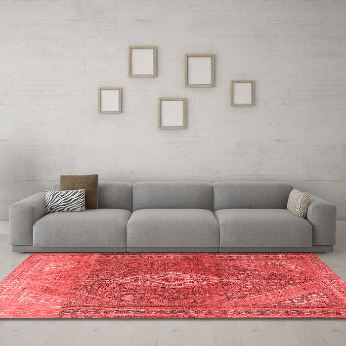 Traditional Red Washable Rugs