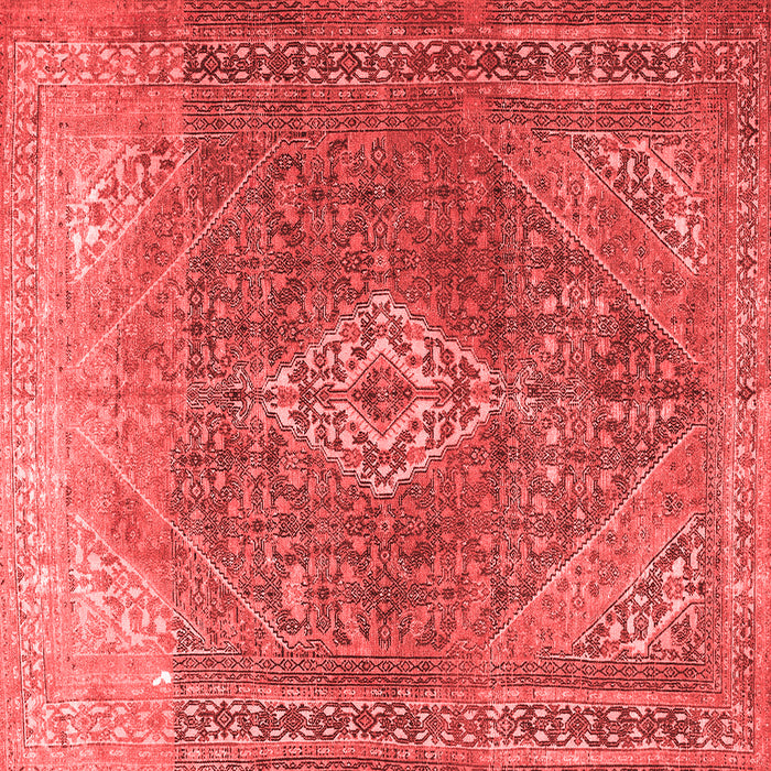 Medallion Red Traditional Rug, tr3861red