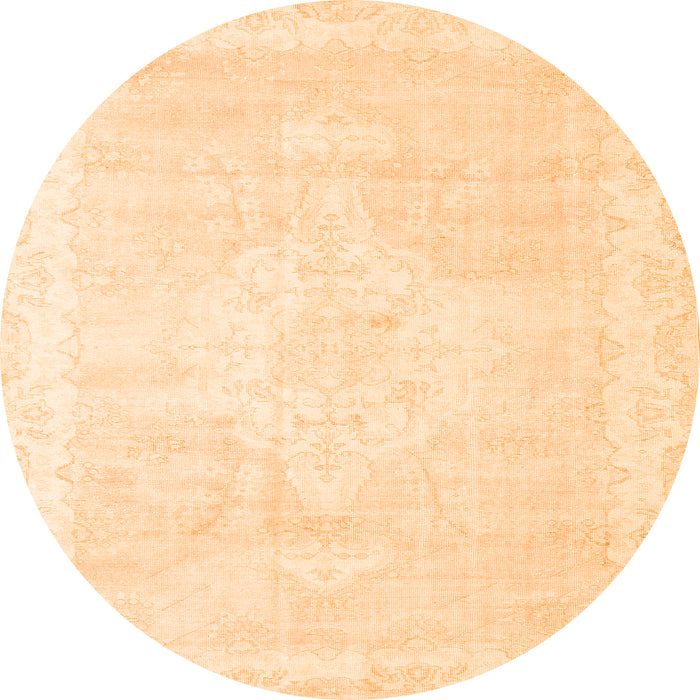 Machine Washable Persian Orange Traditional Area Rugs, wshtr3862org