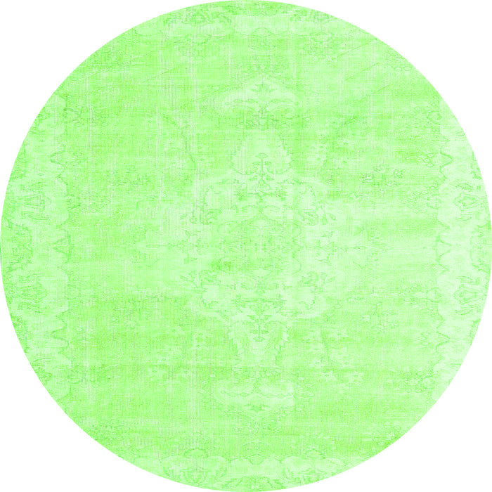 Machine Washable Persian Green Traditional Area Rugs, wshtr3862grn