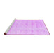 Sideview of Machine Washable Persian Purple Traditional Area Rugs, wshtr3863pur