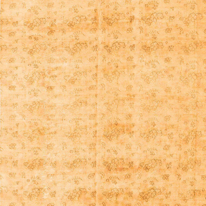 Serging Thickness of Machine Washable Persian Orange Traditional Area Rugs, wshtr3863org